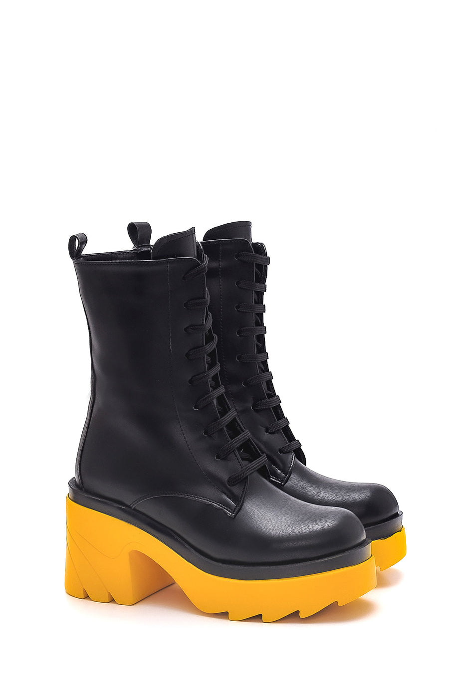 Women's Colorful Sole Heeled Boots