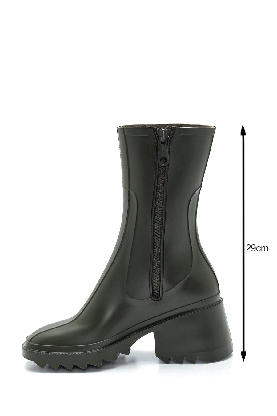 Women's Khaki Heeled Boots