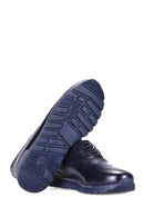 Crocodile Patterned Men's Leather Shoes | Derimod