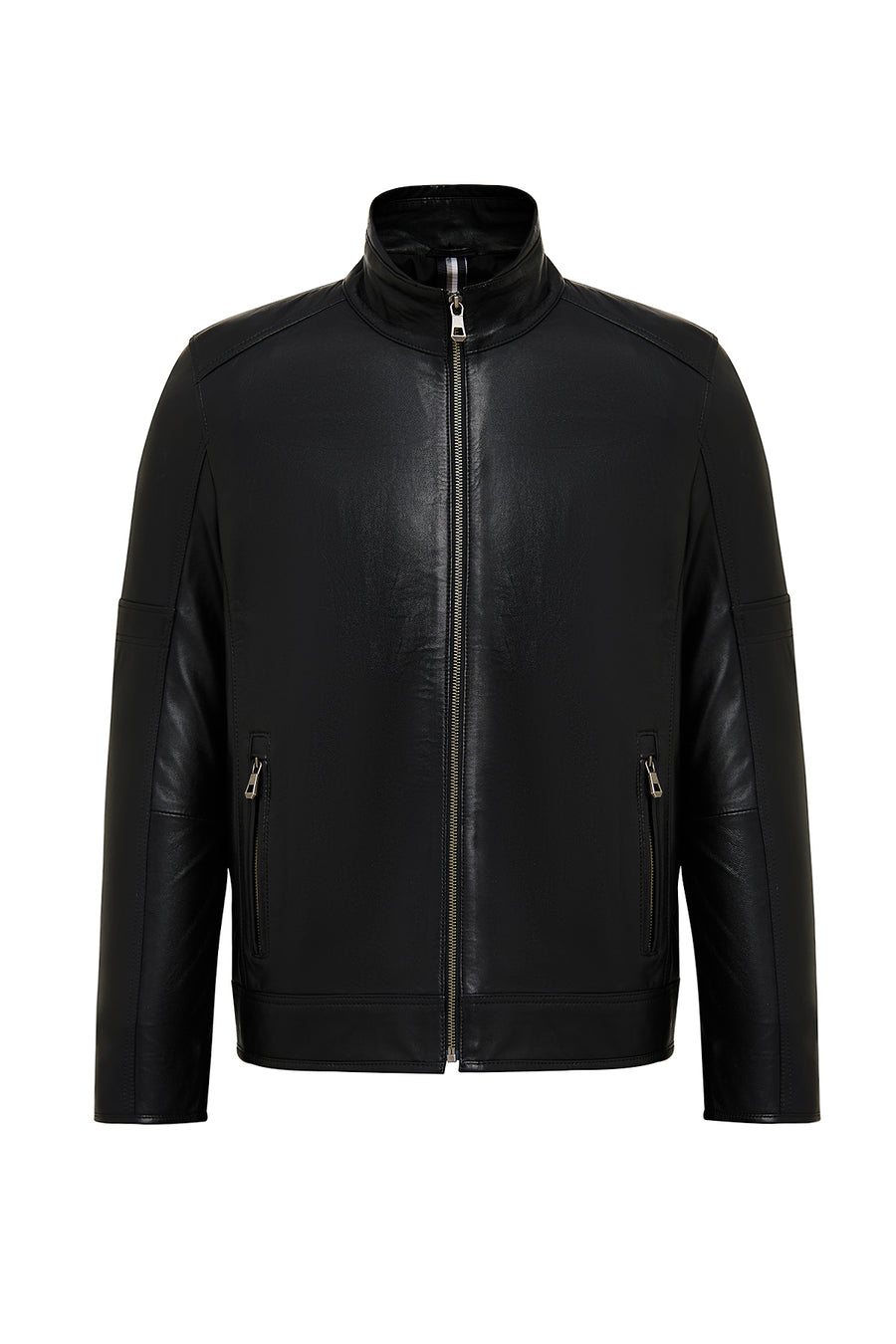 Mbappe Men's Black Leather Jacket 25WGD6548R3 | Derimod