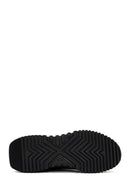 Derimod Zero Men's Black Lace Up Fabric Sneaker | Derimod