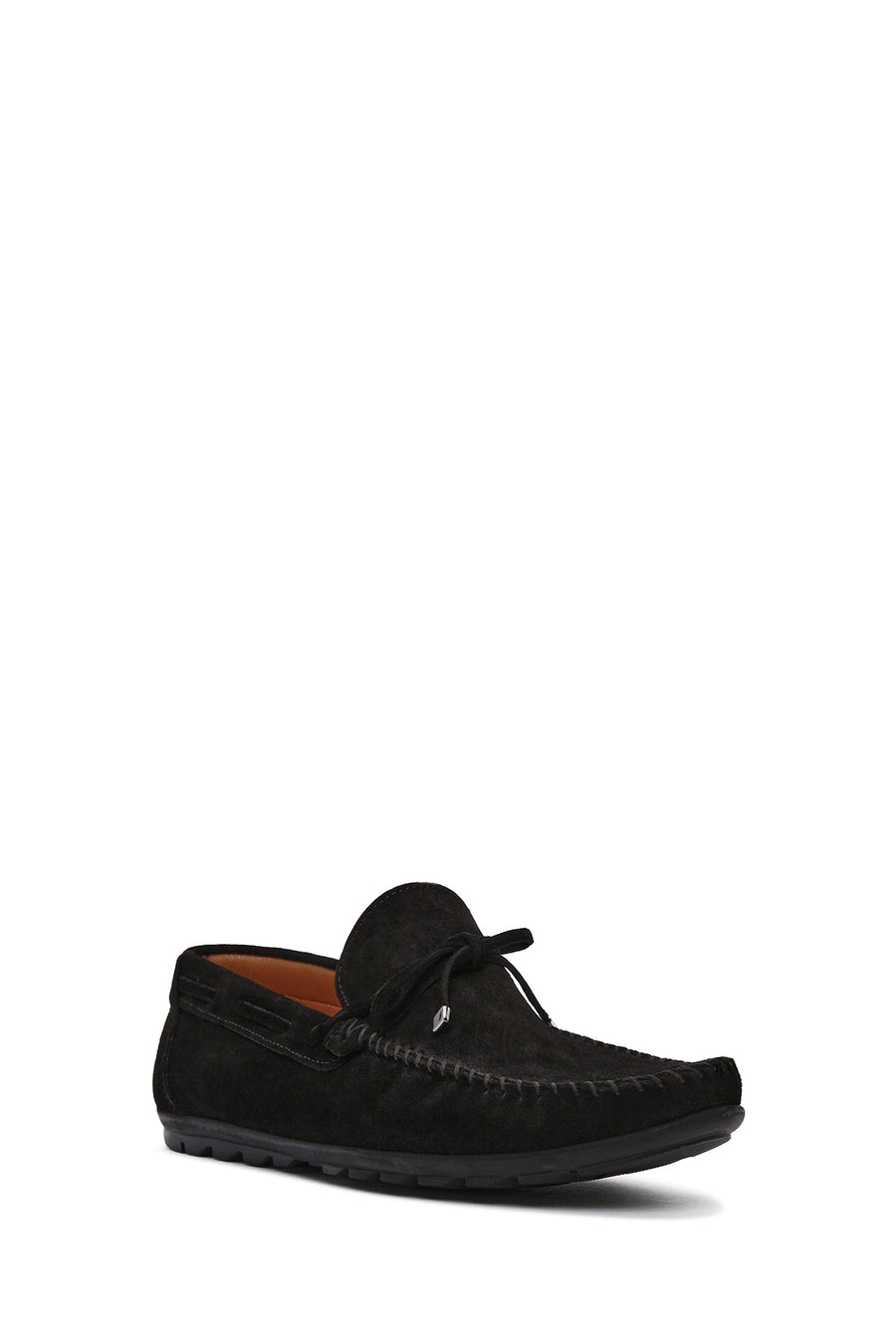 Men's Black Suede Leather Casual Loafer