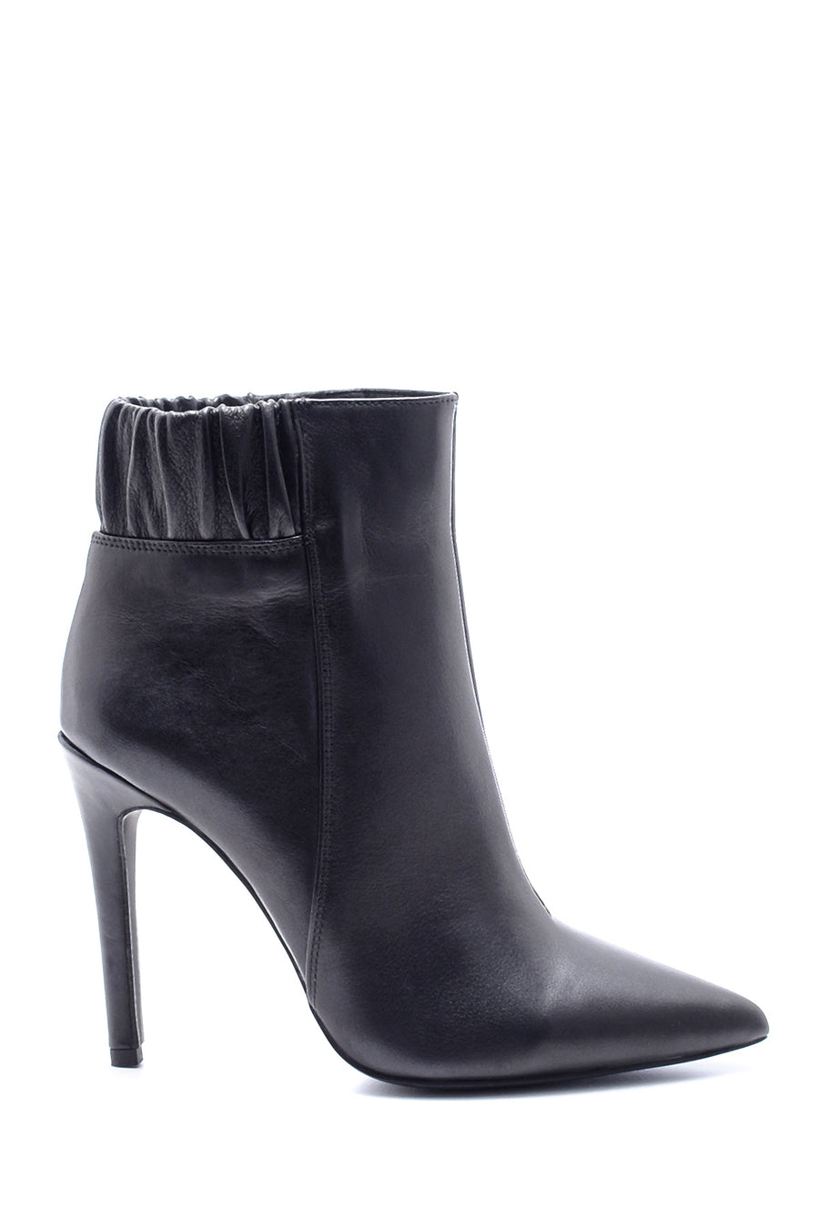 Women's Leather Thin Heeled Boots 20WFD141118 | Derimod