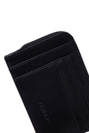Male Black Leather Cardholder | Derimod