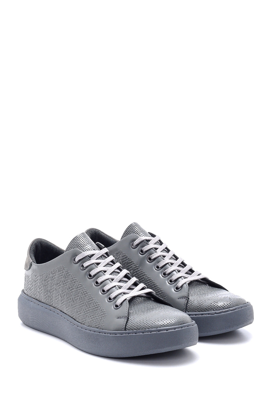Men's Leather Printed Sneaker