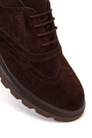 Male Brown Lace-Up Suede Casual Shoes | Derimod