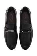 Men's Black Leather Classic Loafer | Derimod