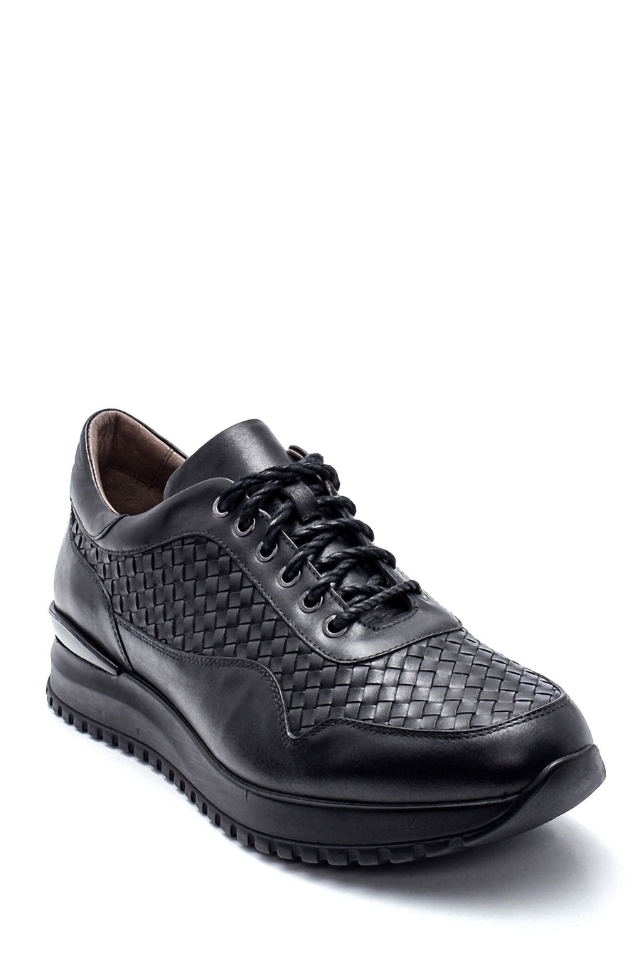 Men's Leather Braided Sneaker