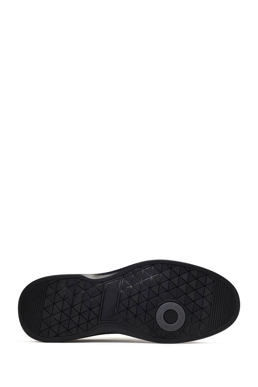 Erkek Kahverengi Bağcıklı Deri Casual Sneaker