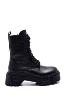 Women's Leather High Sole Boots | Derimod