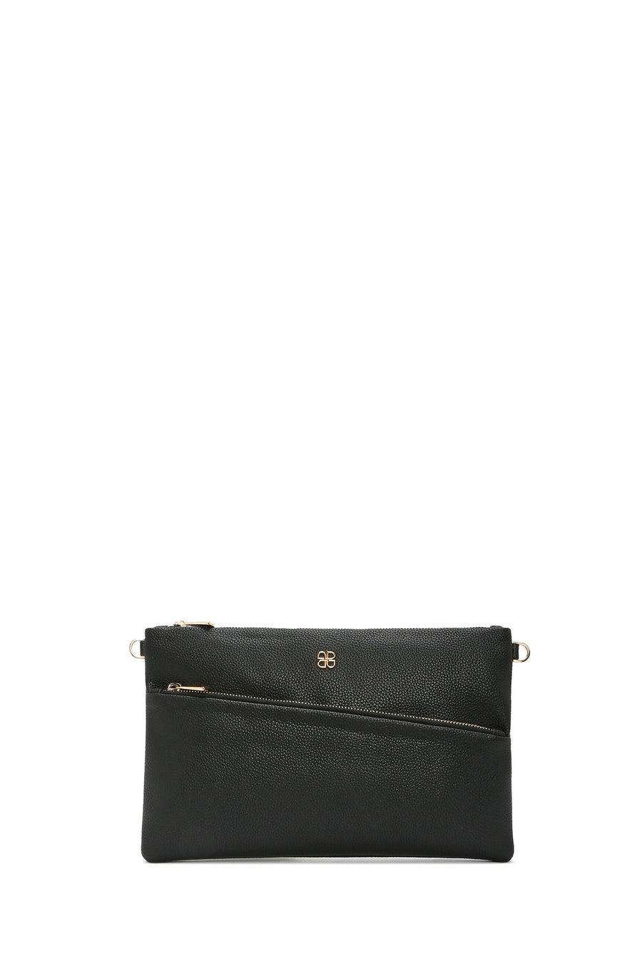 Women's Black Chain Strap Clutch Bag