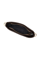 Woman Brown Long-Strap Braided Shoulder Bag | Derimod