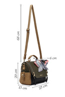Women's Black Long Strap Handbag with Accessory Detail | Derimod