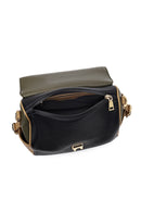 Women's Black Long Strap Handbag with Accessory Detail | Derimod