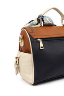 Women's Tan Long Strap Handbag with Accessory Detail | Derimod