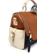 Women's Tan Long Strap Handbag with Accessory Detail | Derimod