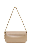Women's Dark Beige Chain Strap Shoulder Bag | Derimod