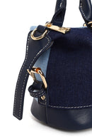 Woman Blue Long-Strap Denim Shoulder Bag | Derimod