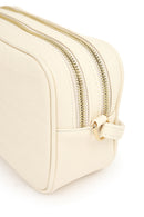 Women's Cream Printed Crossbody Bag | Derimod