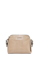 Woman Beige Printed Crossbody Bag | Derimod