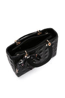 Woman Black Long Shoulder Quilted Sleeve Bag | Derimod