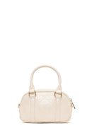 Woman Cream Long Strap Mini Quilted Shoulder Bag | Derimod