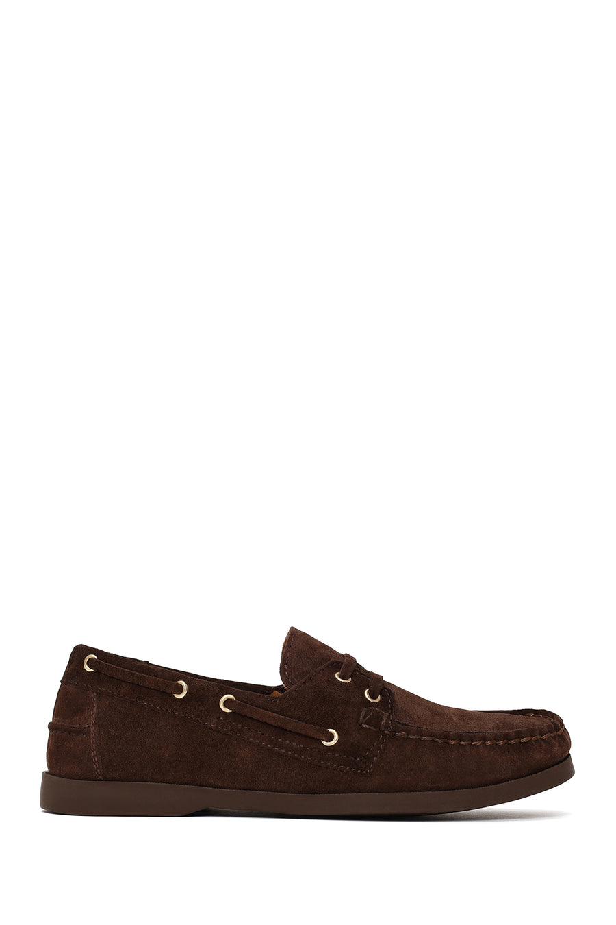 Woman Brown Lace-Up Suede Casual Shoes 26PFD141710 | Derimod