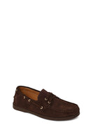 Woman Brown Lace-Up Suede Casual Shoes | Derimod