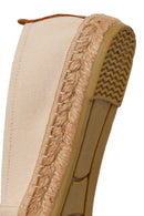 Woman Beige Stone-Embellished Espadrilles | Derimod