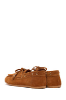 Women's Tan Tassel Suede Leather Loafer | Derimod