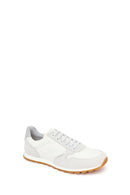 Kadın Beyaz Bağcıklı Deri Sneaker | Derimod