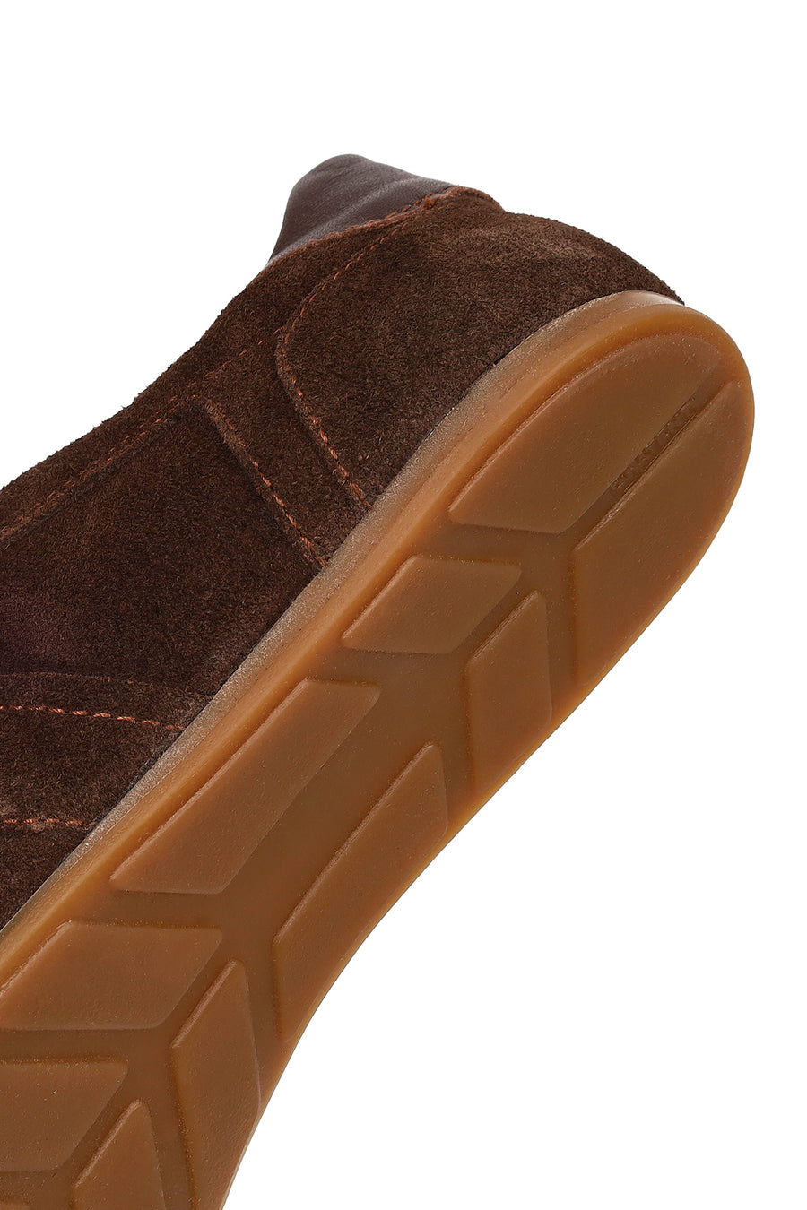 Kadın Taba Bağcıklı Süet Deri Sneaker