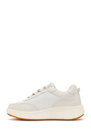 Women's White Thick Soled Sneaker | Derimod