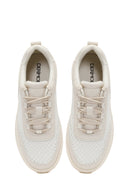 Women's White Thick Soled Sneaker | Derimod