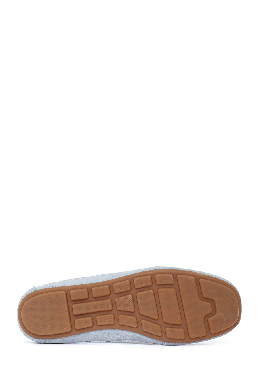 Kadın Mavi Bağcıklı Fileli Deri Sneaker