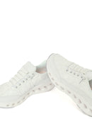 Woman White Lace-Up Chunky Sole Sneakers | Derimod