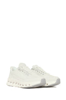 Woman White Lace-Up Chunky Sole Sneakers | Derimod