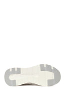 Woman White Lace-Up Chunky Sole Sneakers | Derimod