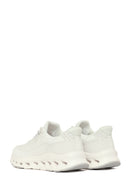 Woman White Lace-Up Chunky Sole Sneakers | Derimod