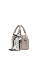 Woman Dark Grey Long-Strap Accessorized Shoulder Bag | Derimod