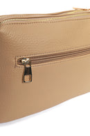Woman Beige Long-Strap Crossbody Bag | Derimod