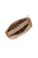 Woman Beige Long-Strap Crossbody Bag | Derimod