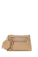 Woman Beige Long-Strap Crossbody Bag | Derimod