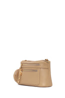 Woman Beige Long-Strap Crossbody Bag | Derimod