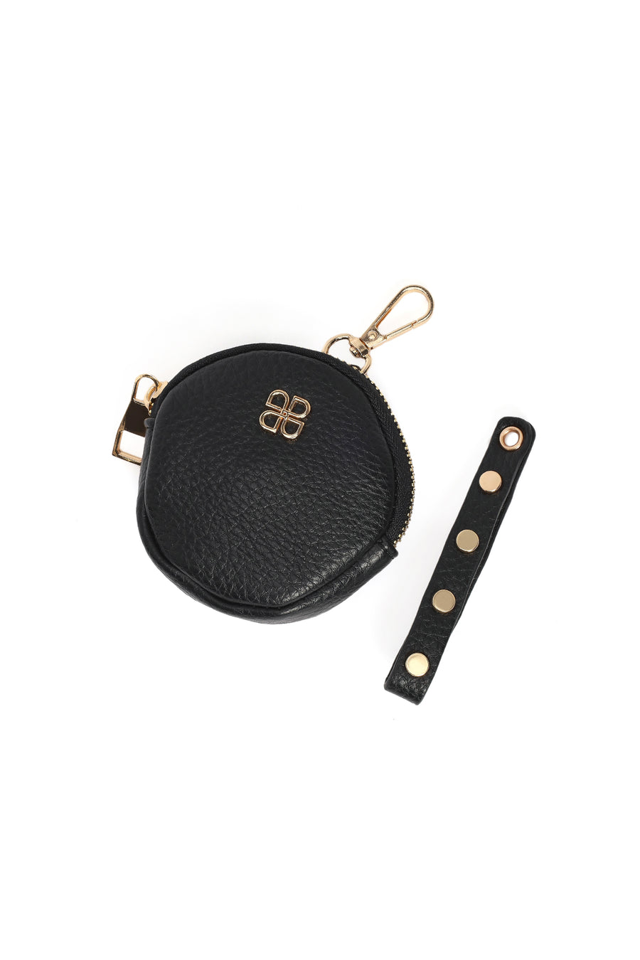 Woman Black Long-Strap Crossbody Bag