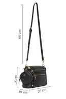 Woman Black Long-Strap Crossbody Bag | Derimod