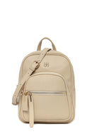 Women's Cream Classic Backpack | Derimod