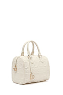 Women's White Long Strap Printed Shoulder Bag | Derimod