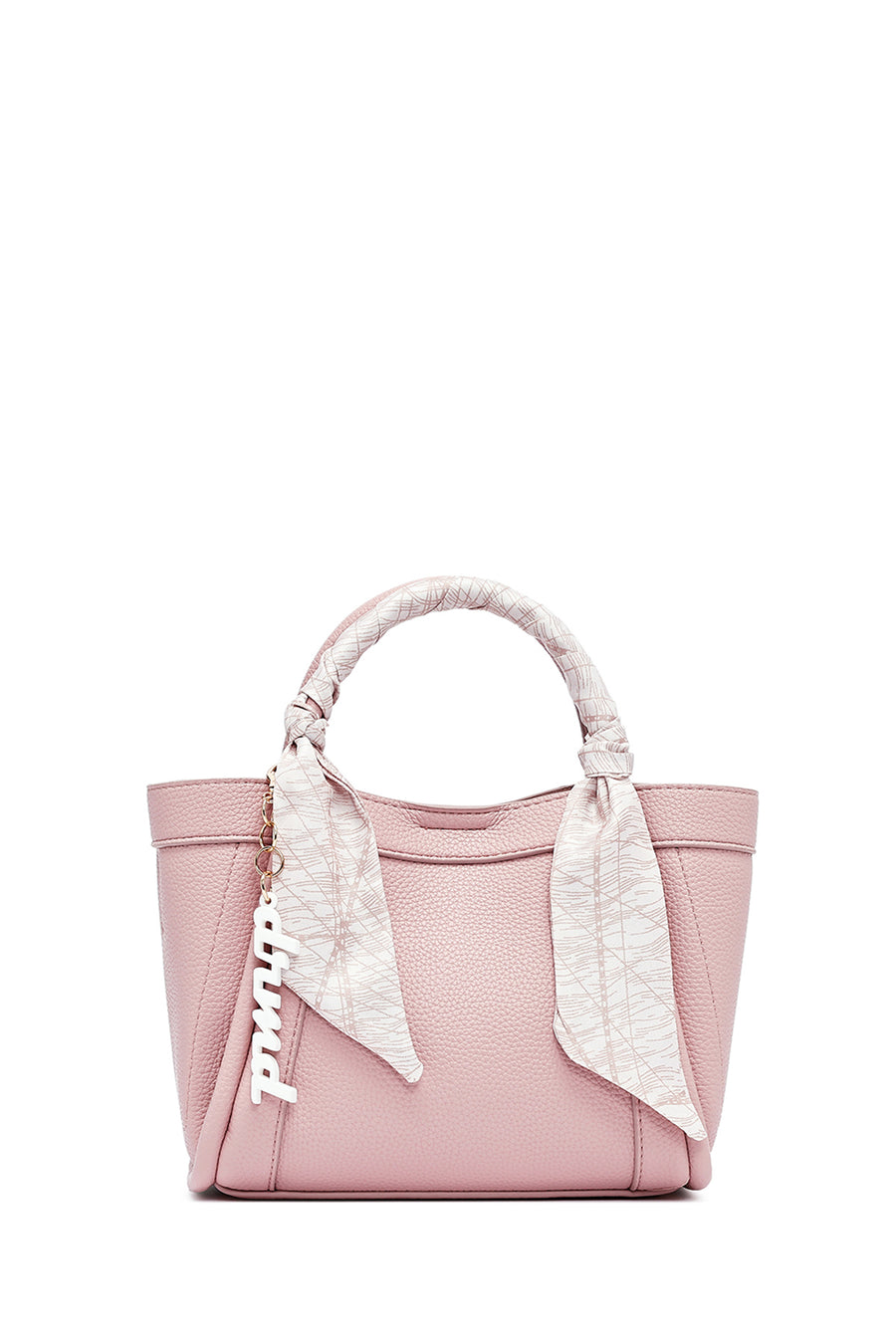 Woman Pink Long Strap Accessory Shoulder Bag