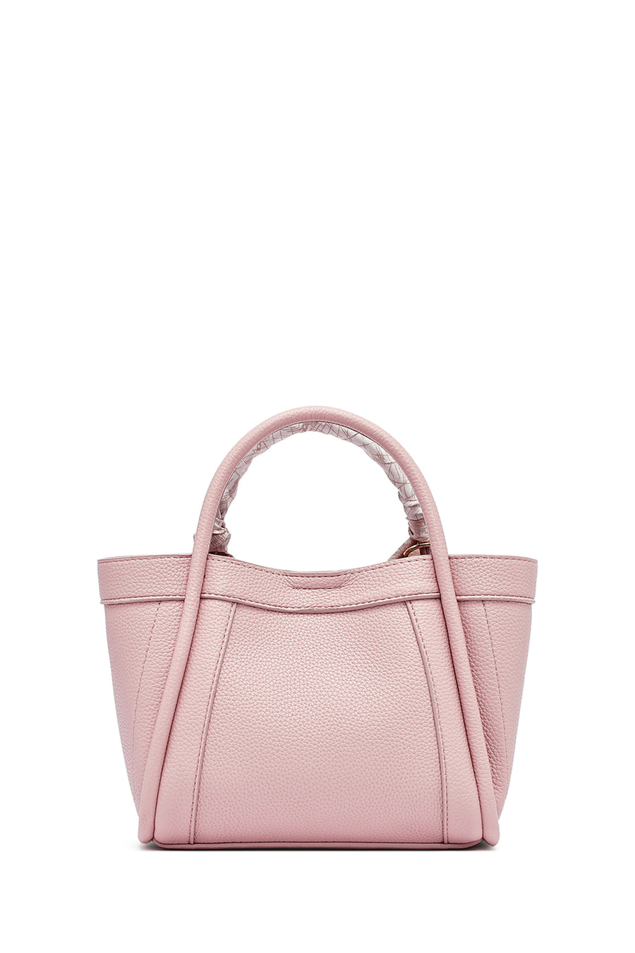 Woman Pink Long Strap Accessory Shoulder Bag